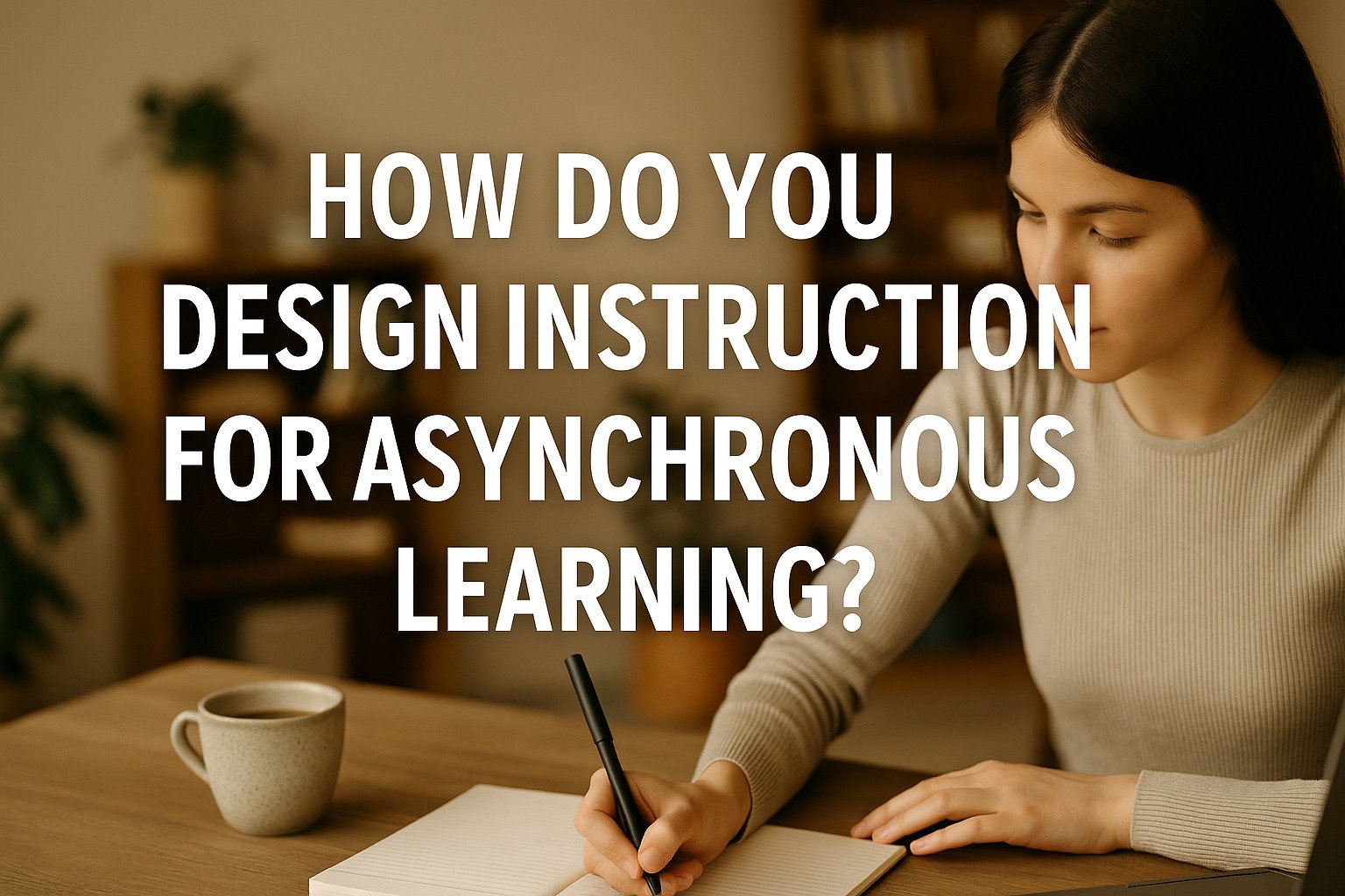 SilverCalicoLLC's tweet card. Design asynchronous courses that guide learners clearly and effectively—even when you’re not present. Structure, clarity, and interaction are key.