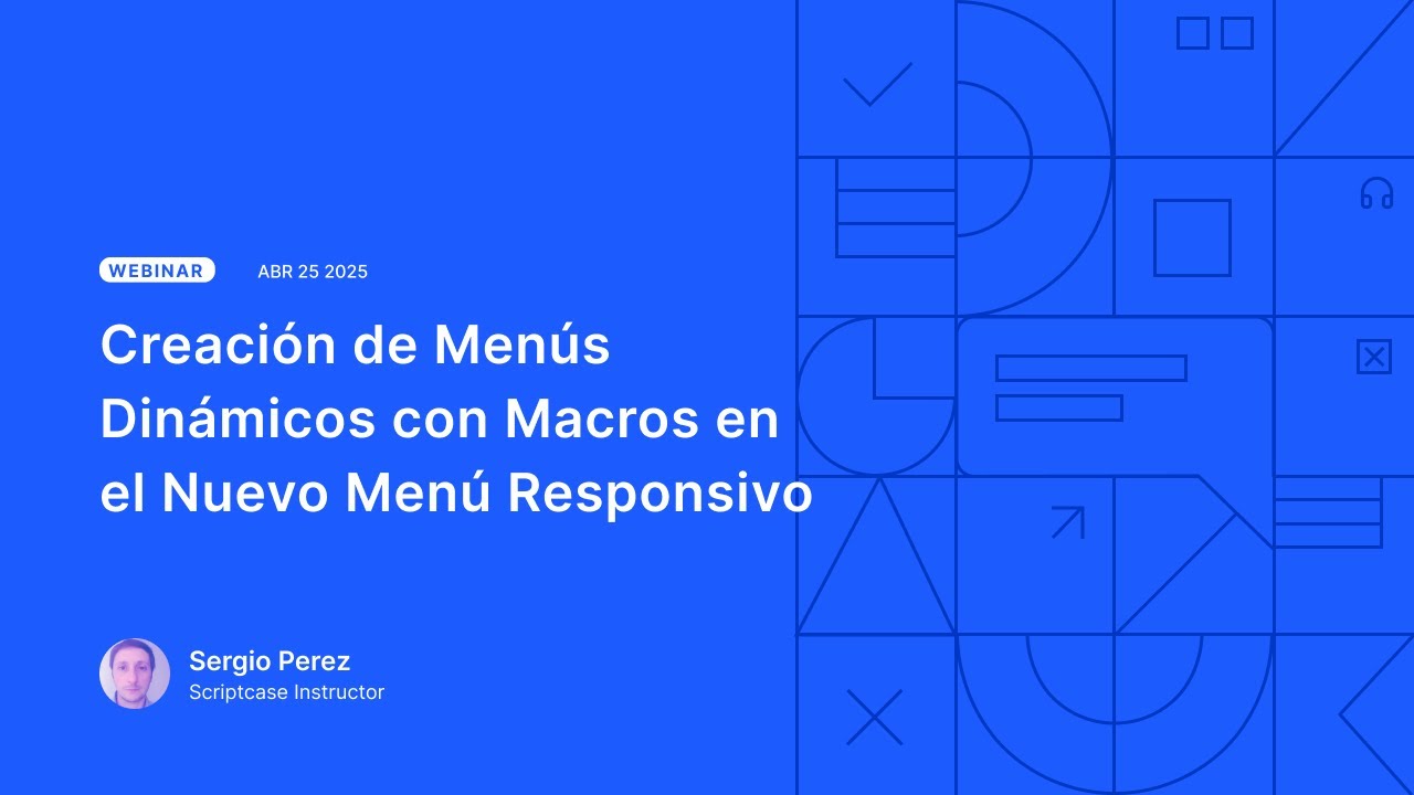 ScriptCaseSales's tweet card. Scriptcase - Creación de Menús Dinámicos con Macros en el Nuevo Menú...
