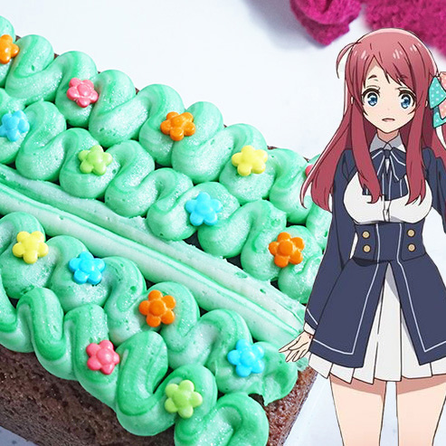 sugarcoder's tweet card. Zombie Land Saga Brain Gluten-Free Red Velvet Pound Cake