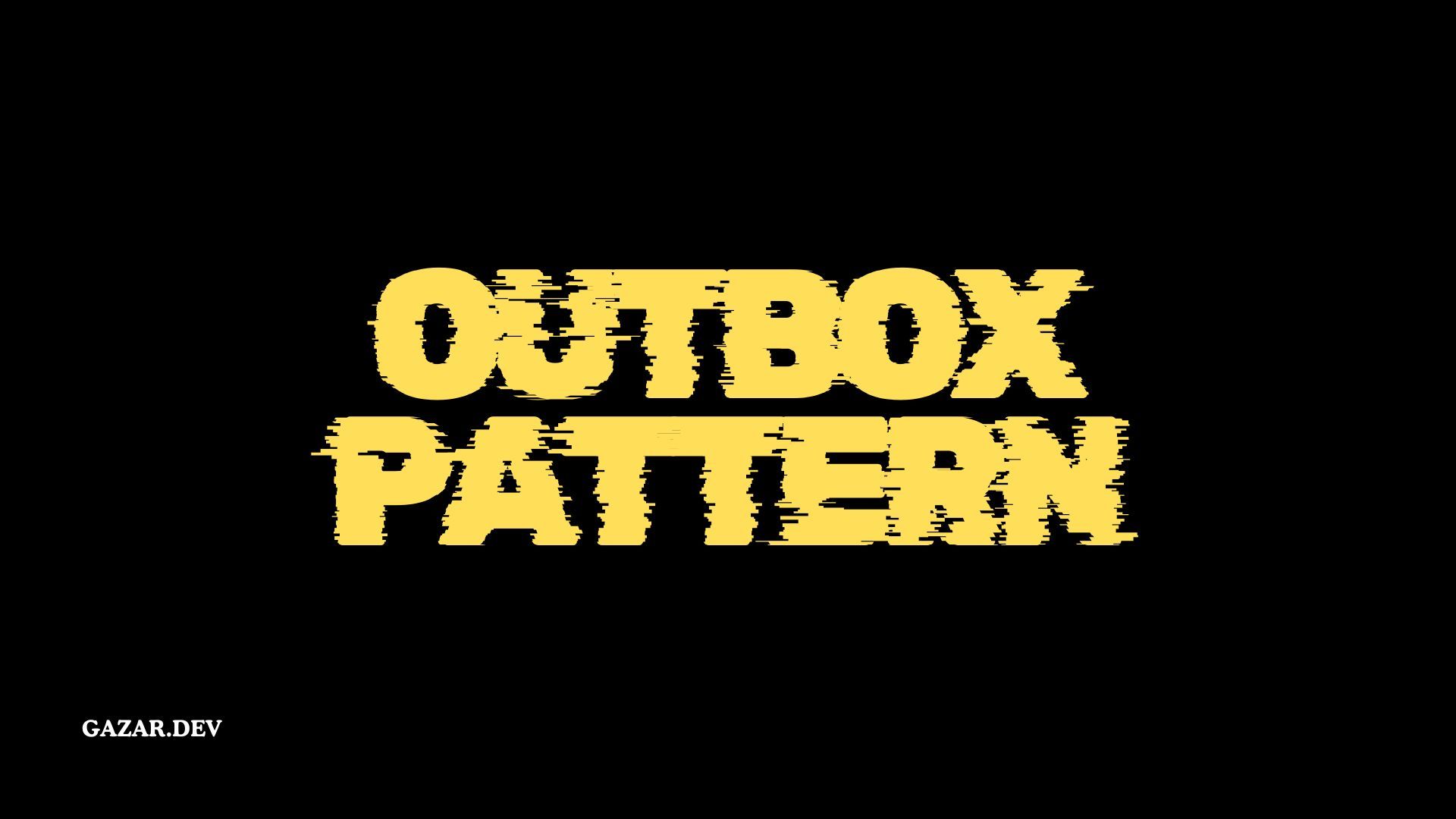 ehsangazar's tweet card. Starting a new article on the outbox pattern — a simple idea that saved one of my teams from a lot of late-night firefighting.What the outbox buys youI’ve used both a transactional outbox (app writes...