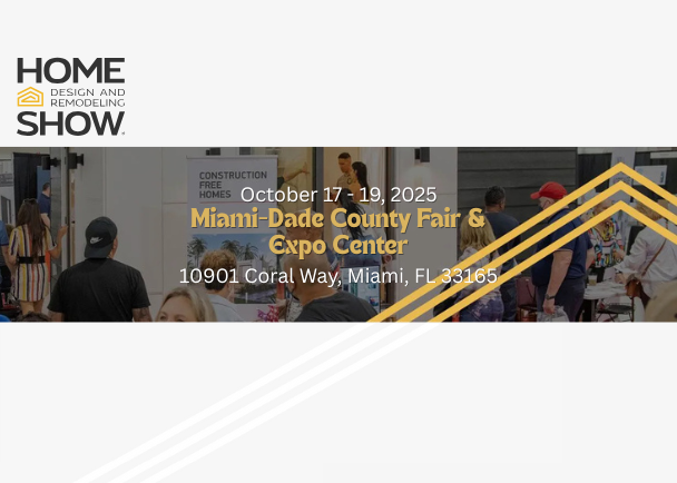 cplusapp's tweet card. Discover cutting-edge home design, remodel ideas & smart tech at Home Show Miami 2025, connect with hundreds of exhibitors under one roof.
