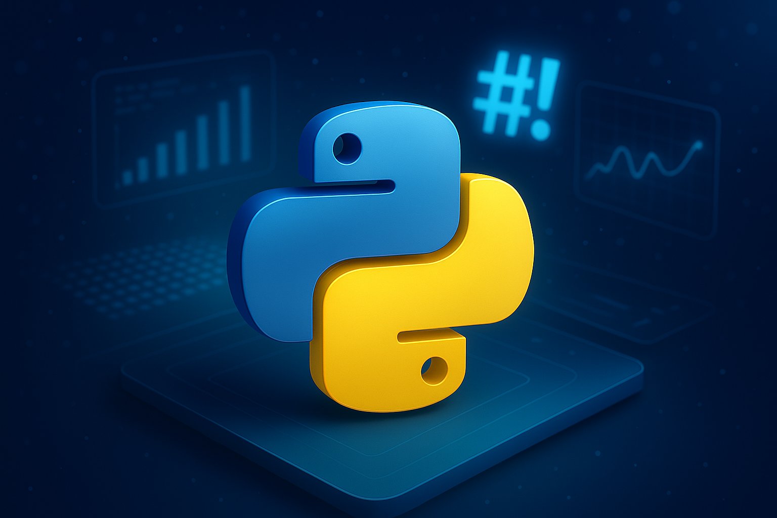 chrisjackson531's tweet card. Want to run your Python file directly from the terminal? Adding a proper shebang line tells the system which interpreter to use when needed and when not.