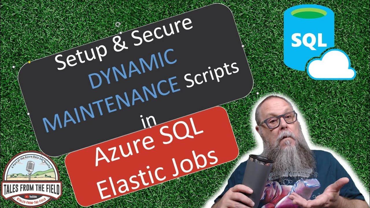 DBABullDog's tweet card. How to Secure & Setup Elastic Jobs Running Ola Hallengren's Mainten...