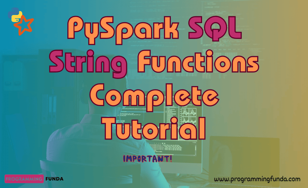 imvishvajitrao's tweet card. Hi PySpark lovers, In this article, you will learn all about PySpark SQL string functions with the help of the example. PySpark provides numerous string
