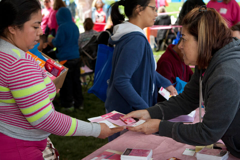 AdelphiHEALTHED's tweet card. Learn about our Breast Health Education Program, which empowers women by educating them about their body and providing important breast cancer resources.