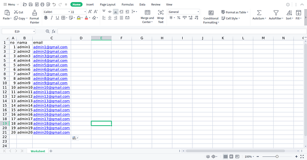 syofyan_zuhad's tweet card. Cara menambahkan nomer pada data hasil export menggunakan laravel-excel
