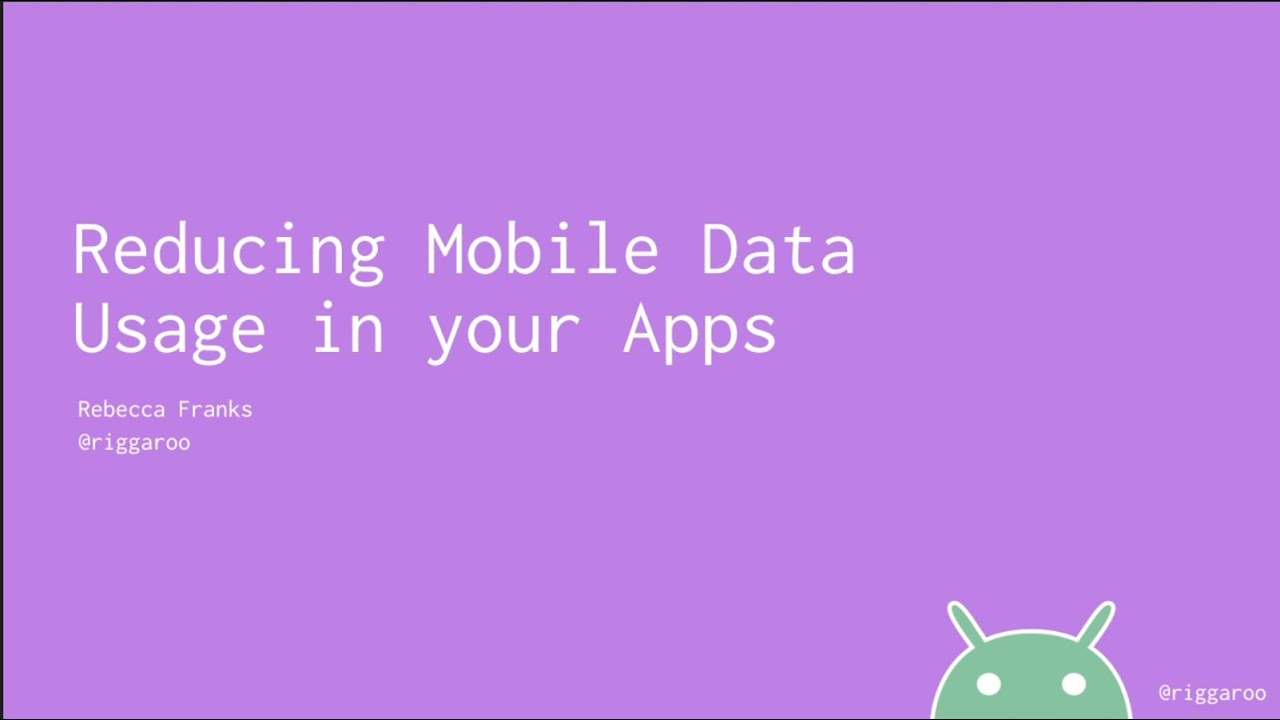 code4impact's tweet card. Reducing Mobile Data Usage in your Android Apps