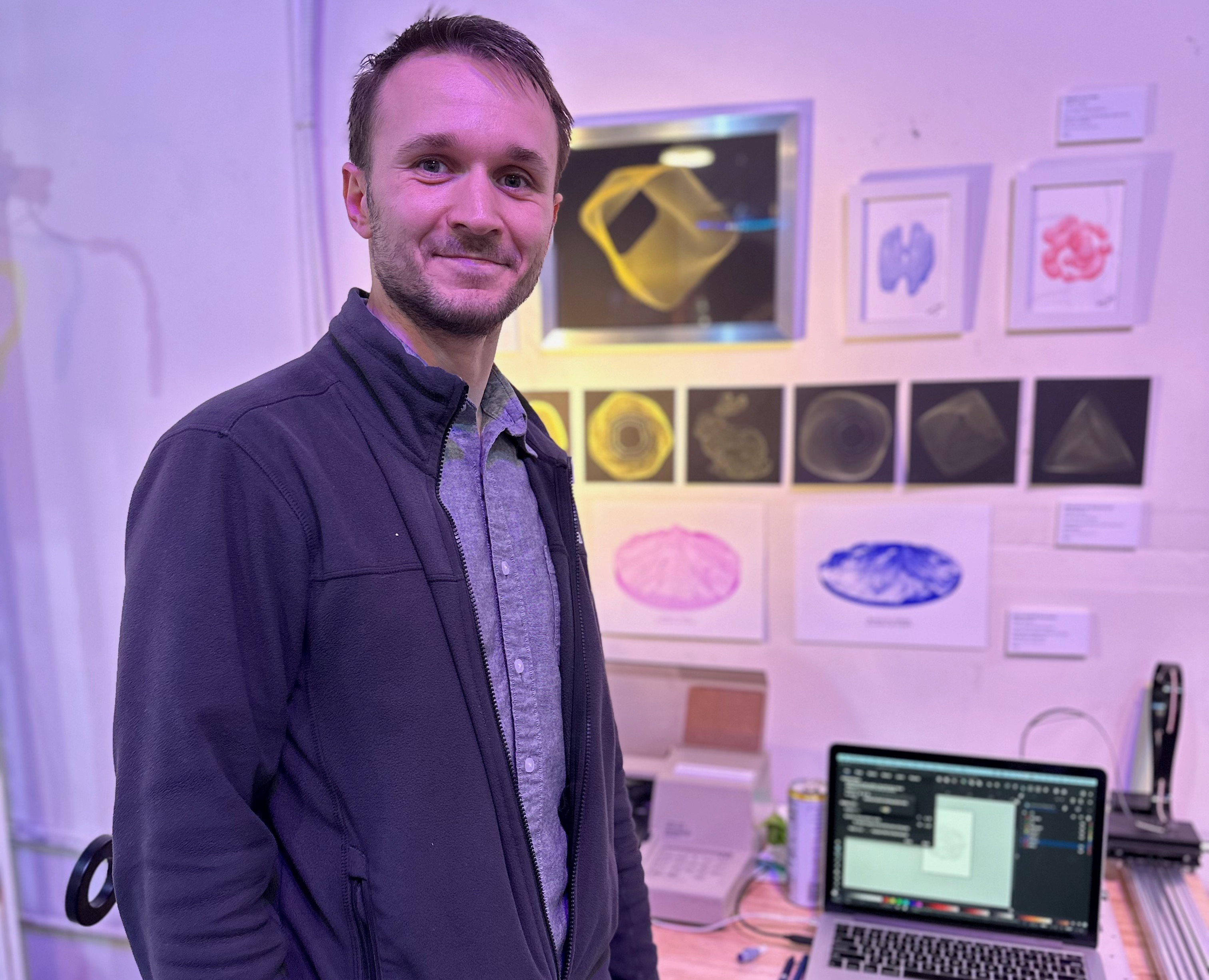 msurguy's tweet card. "My sketching is not to the level that I want, so instead I use code to create artwork," says Maks Surguy, who has a Master of Science in Technology Innovation from the UW.