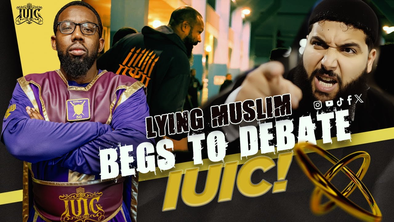 Dnipro_1's tweet card. LYING MUSLIM BEGS TO DEBATE IUIC! #justiceforAisha
