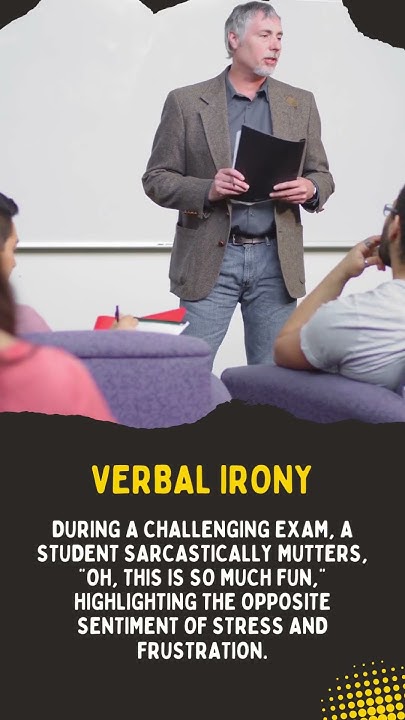 AWorkhelp's tweet card. 5 Irony Examples for College Students in 2023