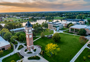 CornerstoneU's tweet card. Industry leaders join Cornerstone’s President’s Industry Council as advisors, guiding programs to prepare morally grounded, market-ready graduates.
