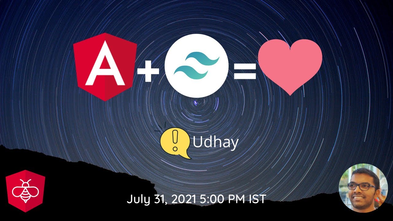 AskUdhay's tweet card. Angular Hive | Angular + Tailwind CSS = ❤️
