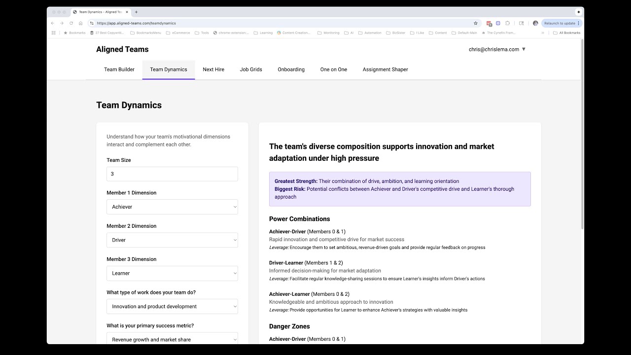 chrislema's tweet card. Aligned Teams Demo - Putting MCode to work
