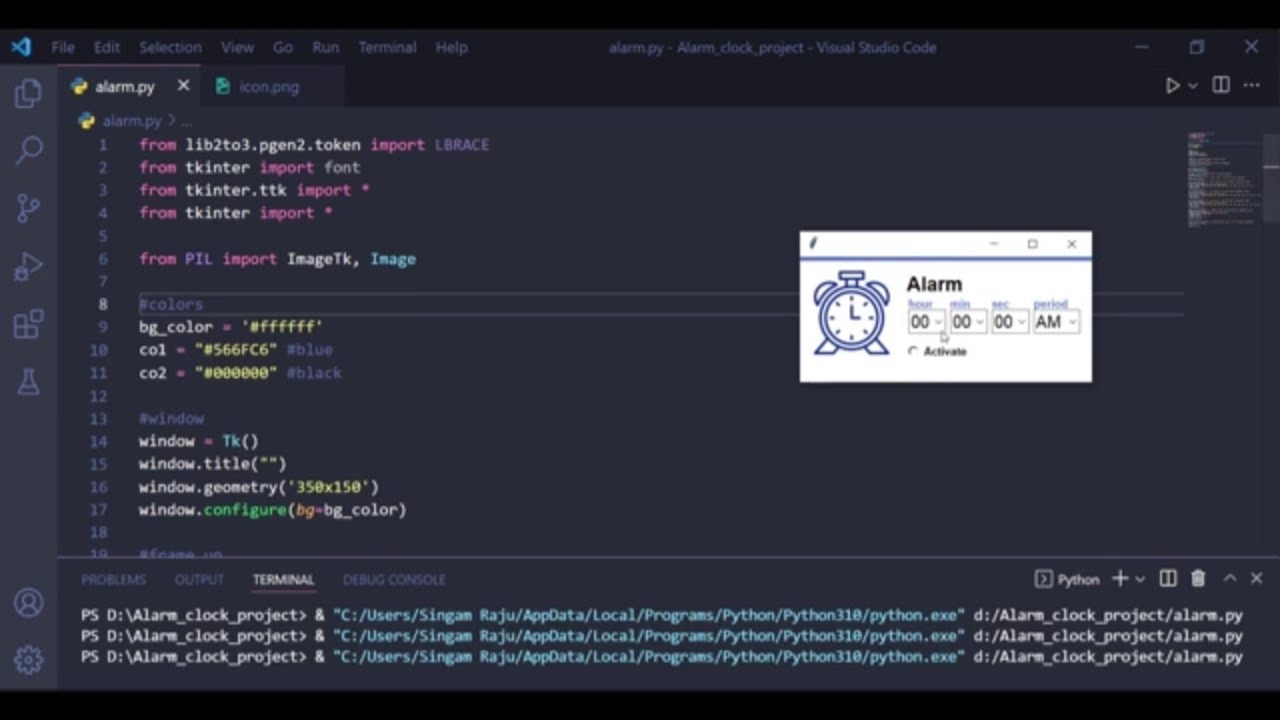 GirlCoder3's tweet card. Python project: Build Alarm Clock using Python | Part 1