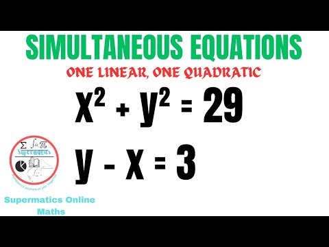 oyediran_tayo's tweet card. Simultaneous Equations | Linear and Quadratic Equations