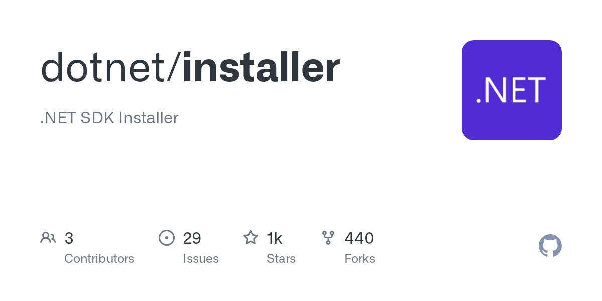 runfaster2000's tweet card. .NET SDK Installer. Contribute to dotnet/installer development by creating an account on GitHub.