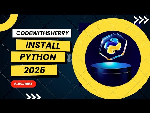 codewithsherry7's tweet card. How to Install Python 3.13.7 on Windows 10/11 [2025 update] | Latest...