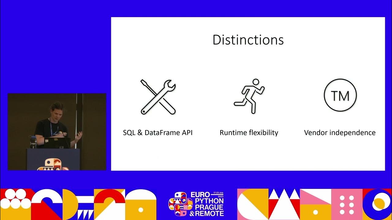 europython's tweet card. Apache Spark vs cloud-native SQL engines — Franz Wöllert