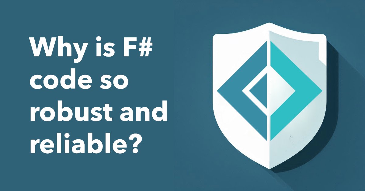 bc3tech's tweet card. F# is not just for math and big data, it's a general purpose language that will greatly reduce the amount of bugs in your code.