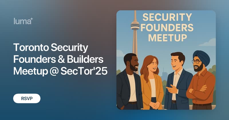 nipungupta's tweet card. Connect. Commiserate. Collaborate. Are you building the next big thing in security? Join fellow security startup founders and aspiring founders for an…