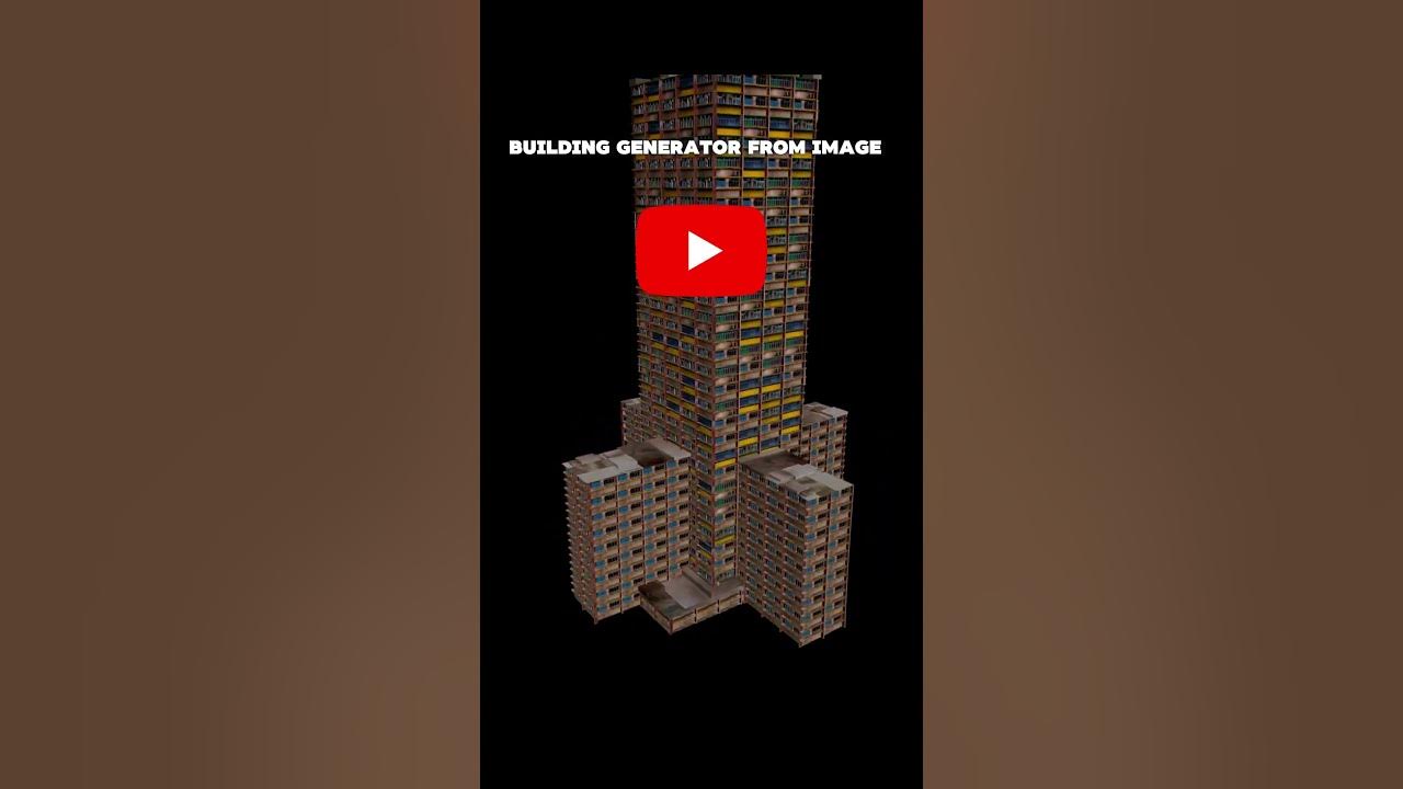 CiusRadu's tweet card. Building Generator from Image #houdinitutorial #houdinifx #3dmodeling...