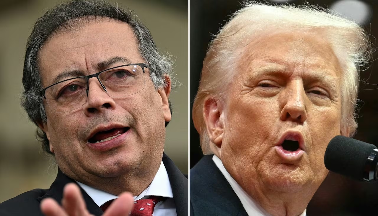 elpoderpy's tweet card. Estados Unidos impuso sanciones financieras al presidente colombiano Gustavo Petro, su esposa, su hijo y al ministro del Interior Armando Benedetti, acusándolos de permitir el incremento del...