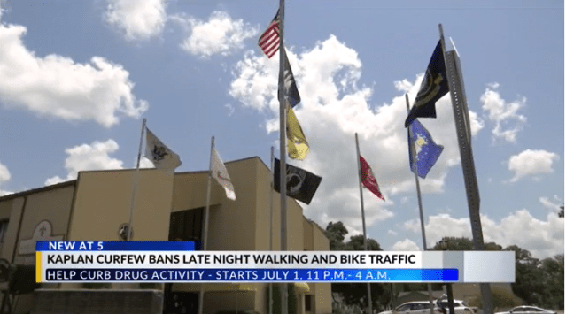BethOsborneT4A's tweet card. Kaplan residents will have a permanent curfew to eliminate the traffic of bikes and walking starting July 1 from 11 p.m. until 4 a.m. 