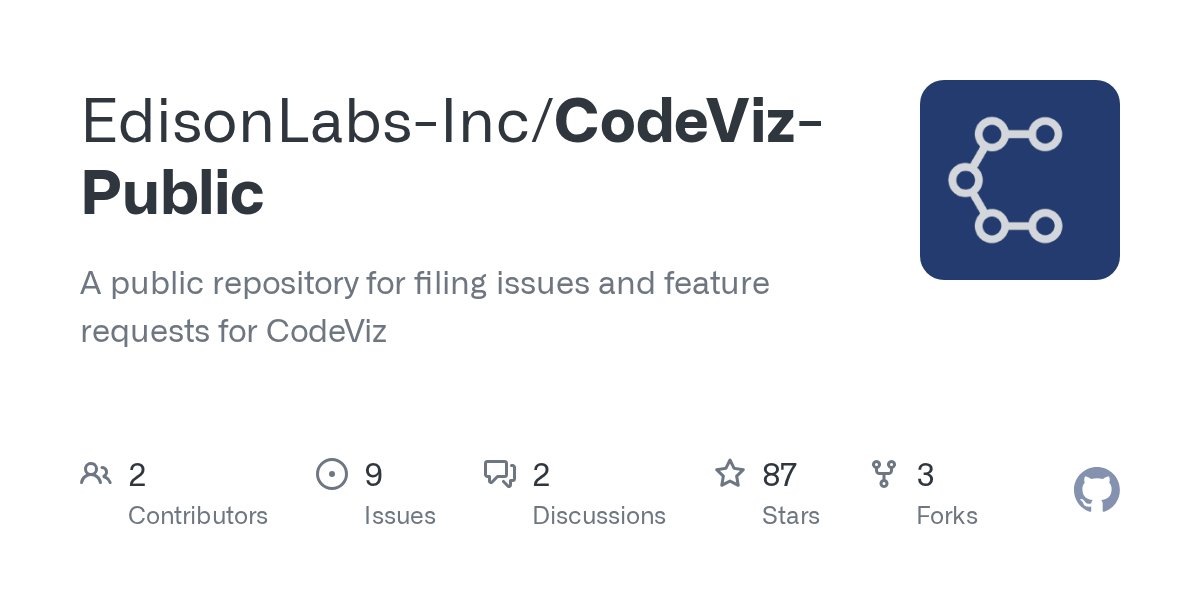 KayserSW's tweet card. A public repository for filing issues and feature requests for CodeViz - EdisonLabs-Inc/CodeViz-Public