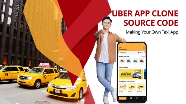 ondemandscript's tweet card. Uber App Clone Source Code Making Your Own Taxi App.pptx