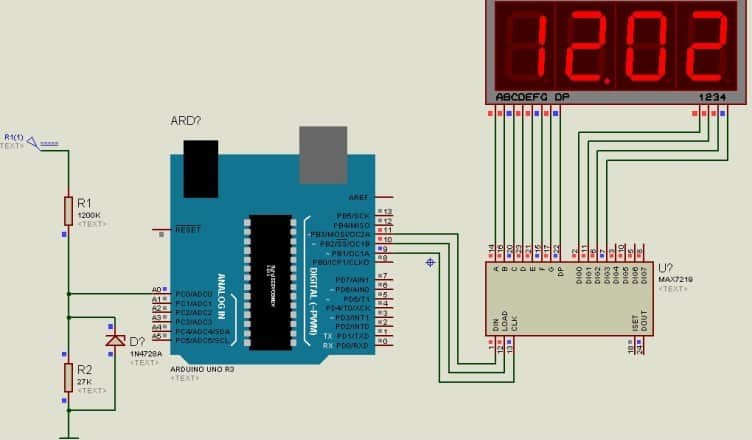 how2electronics's tweet card. Introduction: We are back again here with the latest Arduino Project, i.e DC Voltmeter using Arduino and Seven Segment Display. This time we will be