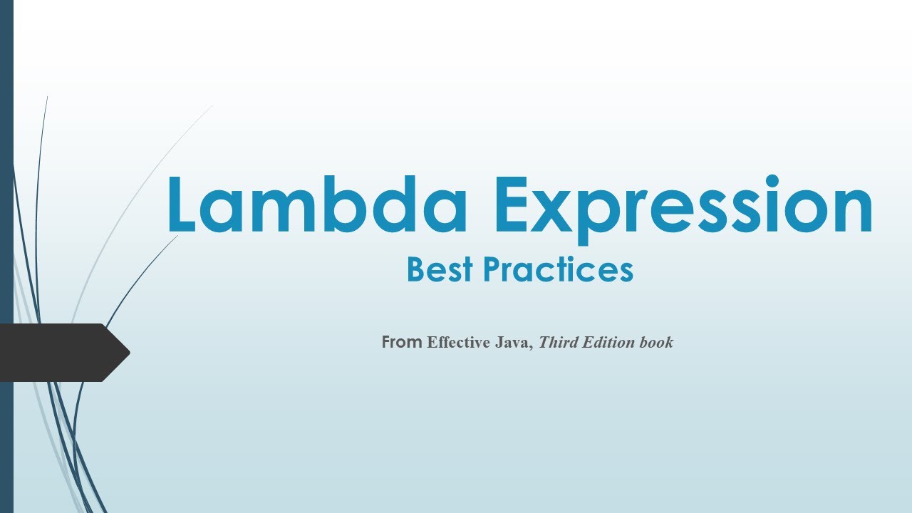 VgVgaurav's tweet card. Lambda Expressions - Best Practices - Devsena Mishra