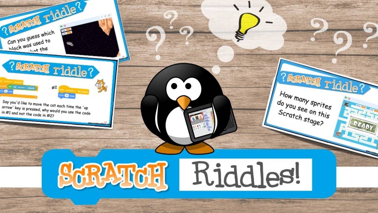 CreateCodeLoad's tweet card. Use these Scratch riddles (and the very detailed solutions), to challenge your students' understanding of various coding concepts