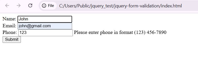 pythonguides's tweet card. Learn how to use jQuery to validate forms before submission, ensuring all required fields are correctly filled, real-time feedback and preventing invalid data.