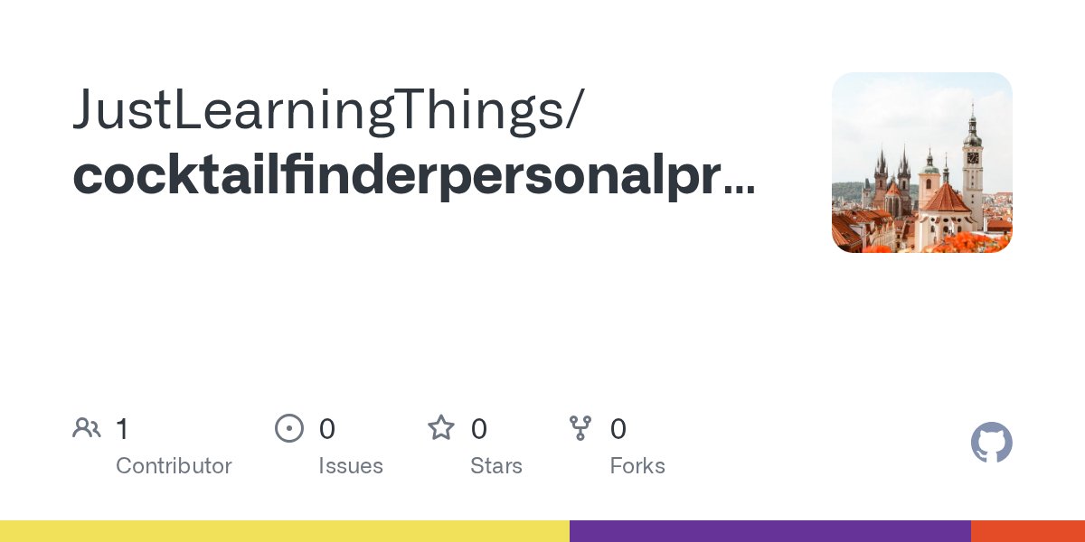 Smoki33626668's tweet card. Contribute to JustLearningThings/cocktailfinderpersonalproject development by creating an account on GitHub.