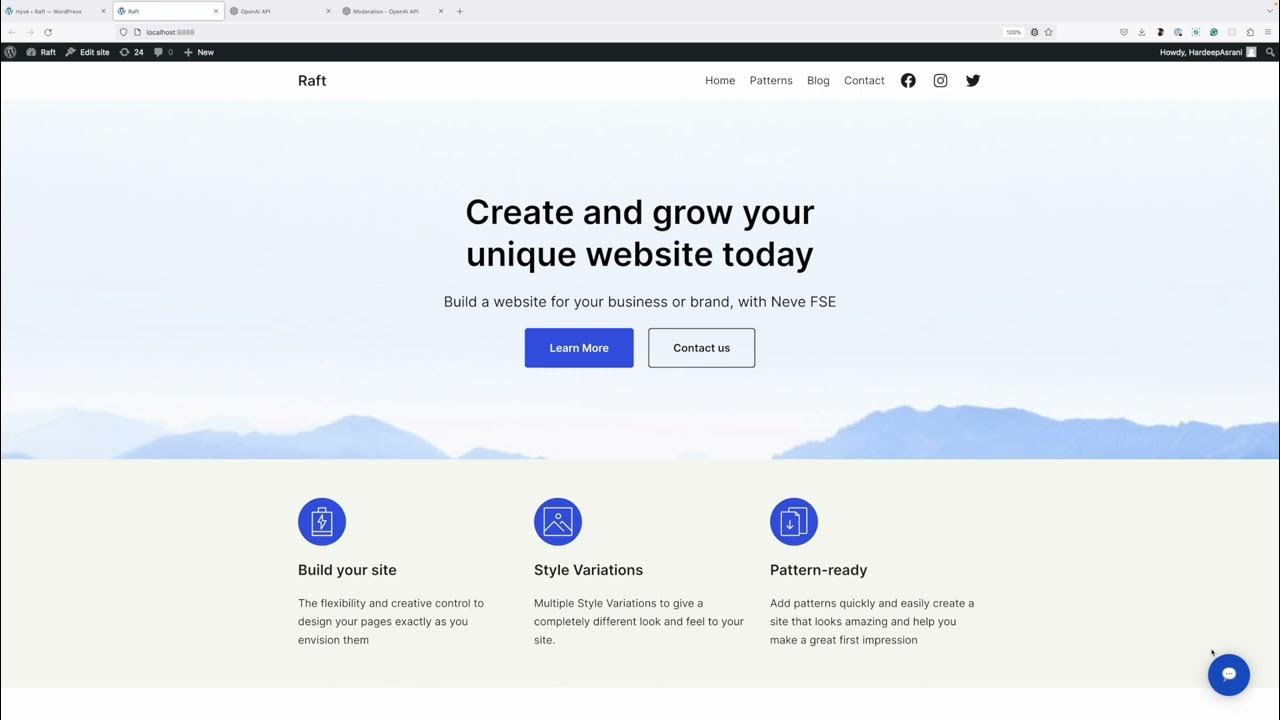 HardeepAsrani's tweet card. Hyve - An AI Powered Chatbot for WordPress