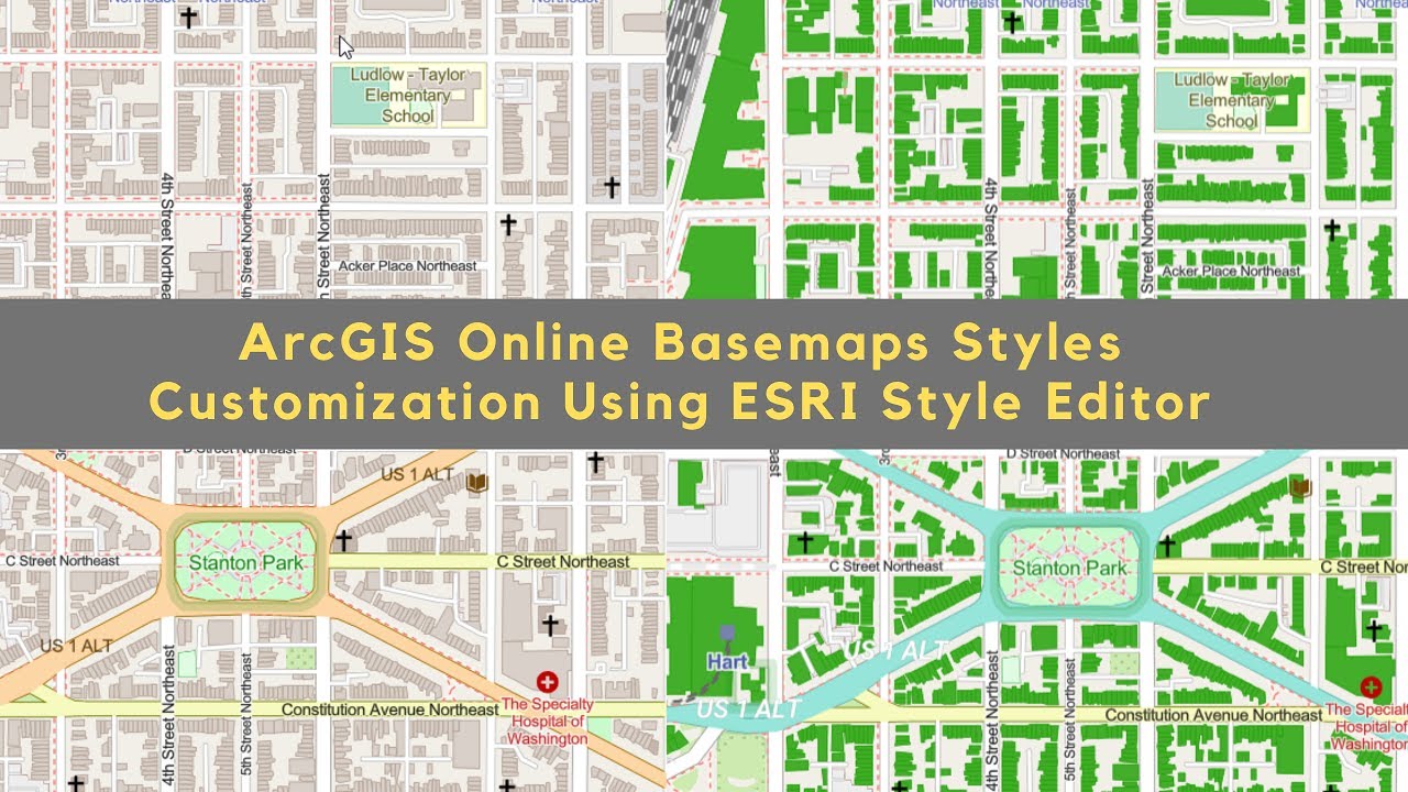 The_BM's tweet card. ArcGIS Online Basemaps Styles Customization Using ArcGIS Vector Tile...