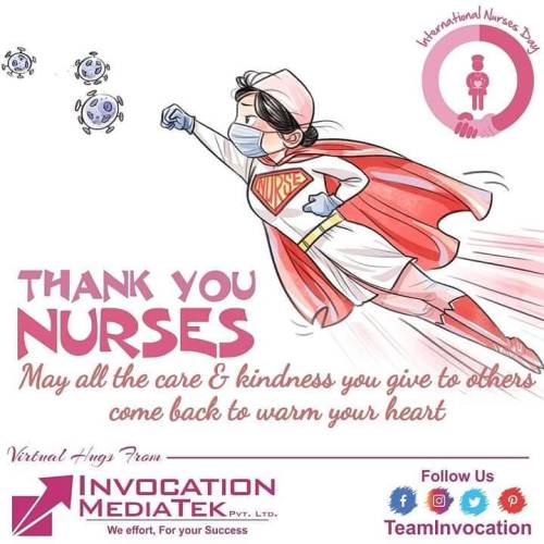 TeamInvocation's tweet card. We salute you for your dedicated hard work and support towards the aim of ‘nursing the world to health’ amidst this global pandemic. 🙏🏻 #internationalnursesday #itsInternationalNursesDay...