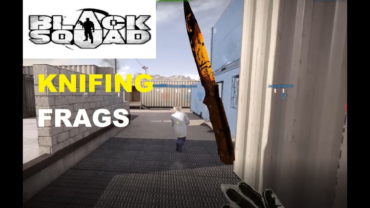 ErrorCode77's tweet card. Knives by ErrorCode - Black Squad - Frag Highlights 2