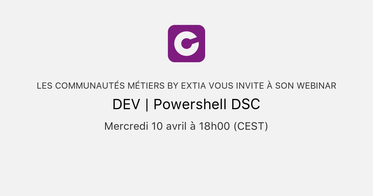 IronTUX's tweet card. Découvrez les fondements théoriques de PowerShell DSC, explorer son architecture et son fonctionnement interne pour mieux comprendre son potentiel grâce à Laurent !Il mettra en avant comment concev...