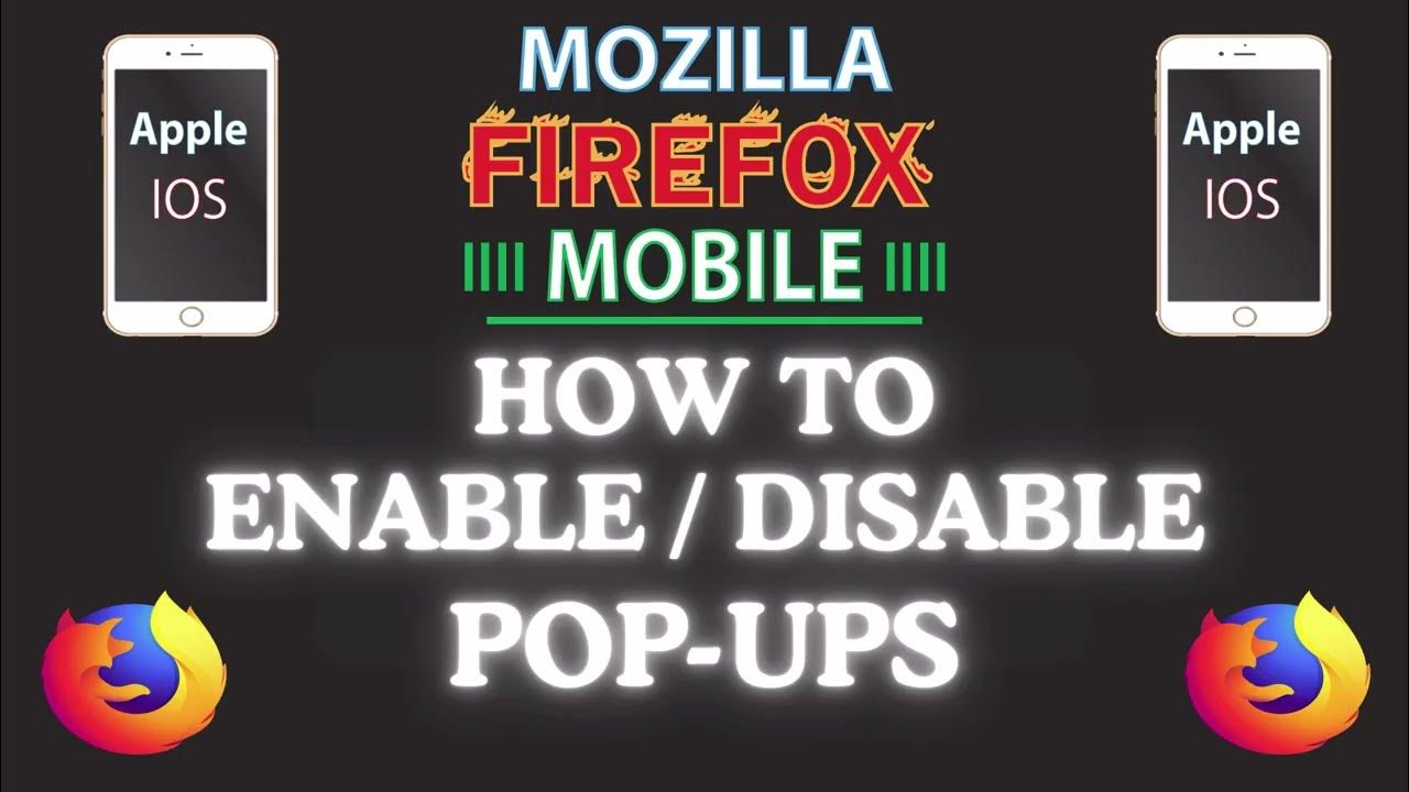 CraigJohnson20's tweet card. How to Enable or Disable Pop-Ups in Firefox on iPhone or iPad | Quick...