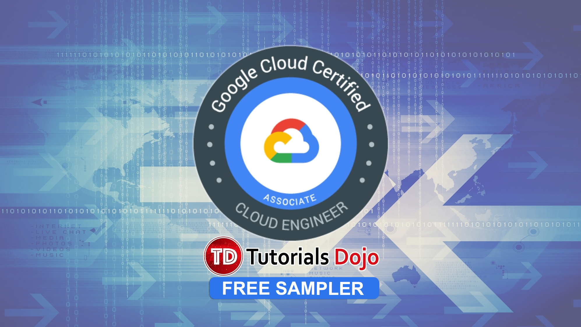 tutorialsdojo's tweet card. 20 FREE Google Certified Associate Cloud Engineer Practice Test Questions in TIMED and REVIEW mode plus BONUS Flashcards. To increase your chances of passing the exam, we recommend that you also get...