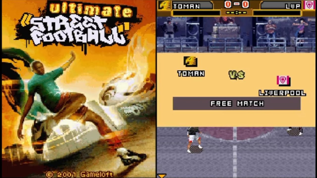 andhikabudi_'s tweet card. Nostalgia Game Ultimate Street Football [Java Game] - Tokyo Manji Vs...