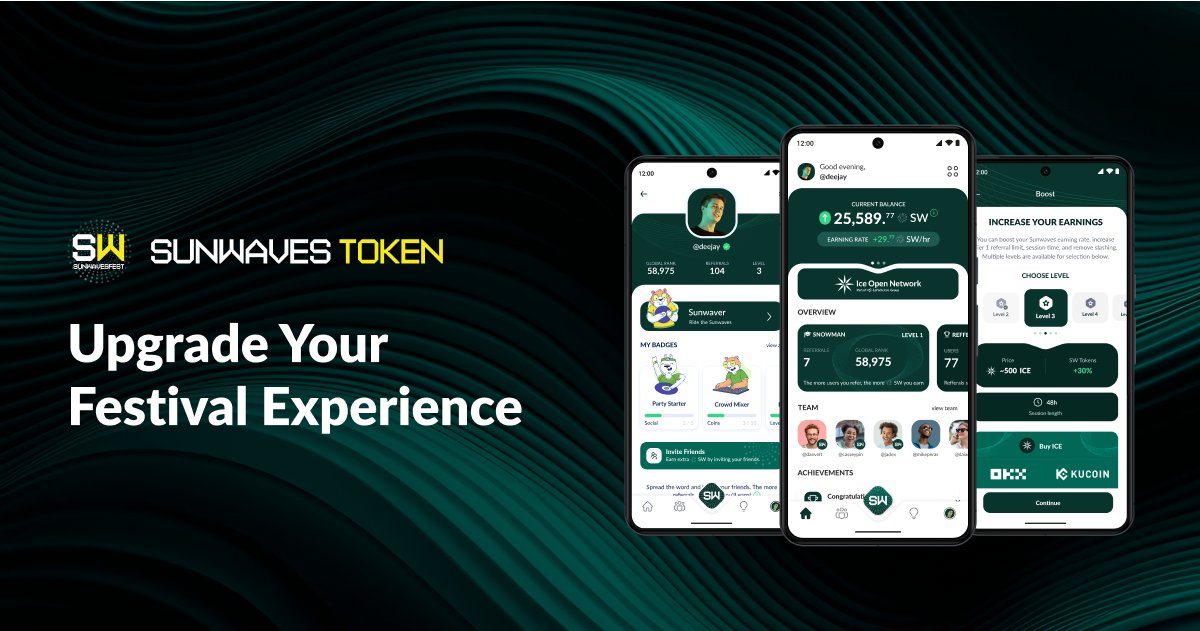 mcbeetech's tweet card. Join the Sunwaves community and earn SW Tokens effortlessly with our blockchain-powered app. Download the app and start earning now!