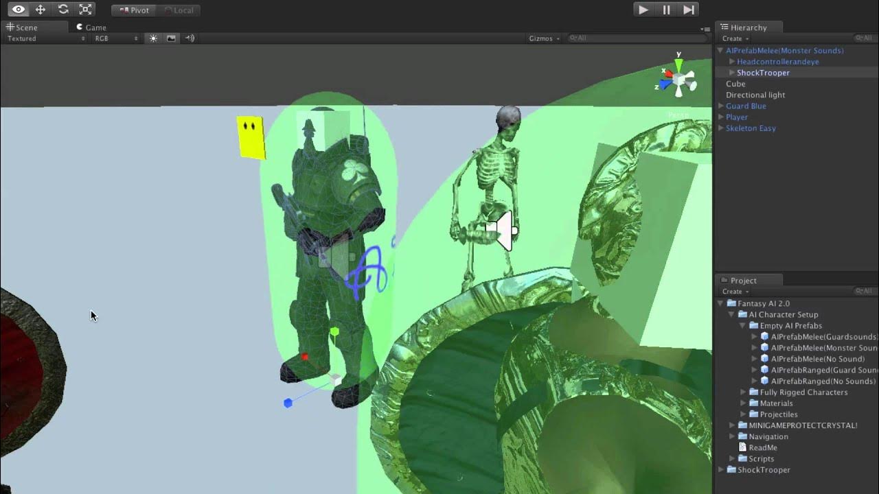 iDojoTutorials's tweet card. How to make an RPG / Fantasy AI (Unity3d, Part 1)