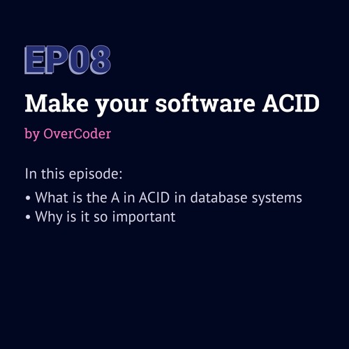 overcoder0's tweet card. Make your software ACID
