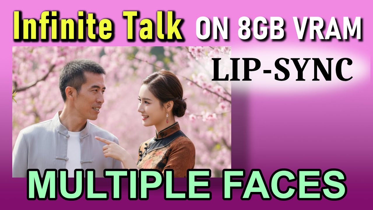 bigboss9718's tweet card. Free Lip-Sync for Multiple Faces - Infinite Talk