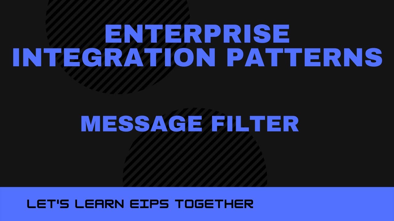 djordje_the_dev's tweet card. Enterprise Integration Patterns - Message Filter