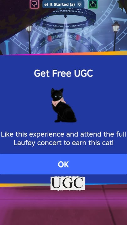 poketrainerjuju's tweet card. Laufey fans! Claim the FREE Midnight Muse Cat in Roblox. Only 2 days!...
