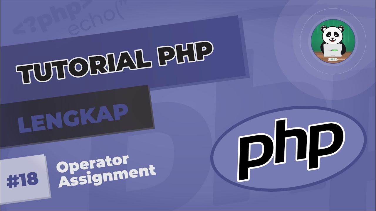codelearnid's tweet card. Belajar PHP#18 : Operator Assignment