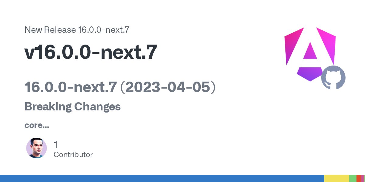 mgechev's tweet card. 16.0.0-next.7 (2023-04-05) Breaking Changes core QueryList.filter now supports type guard functions, which will result in type narrowing. Previously if you used type guard functions, it resulted i...